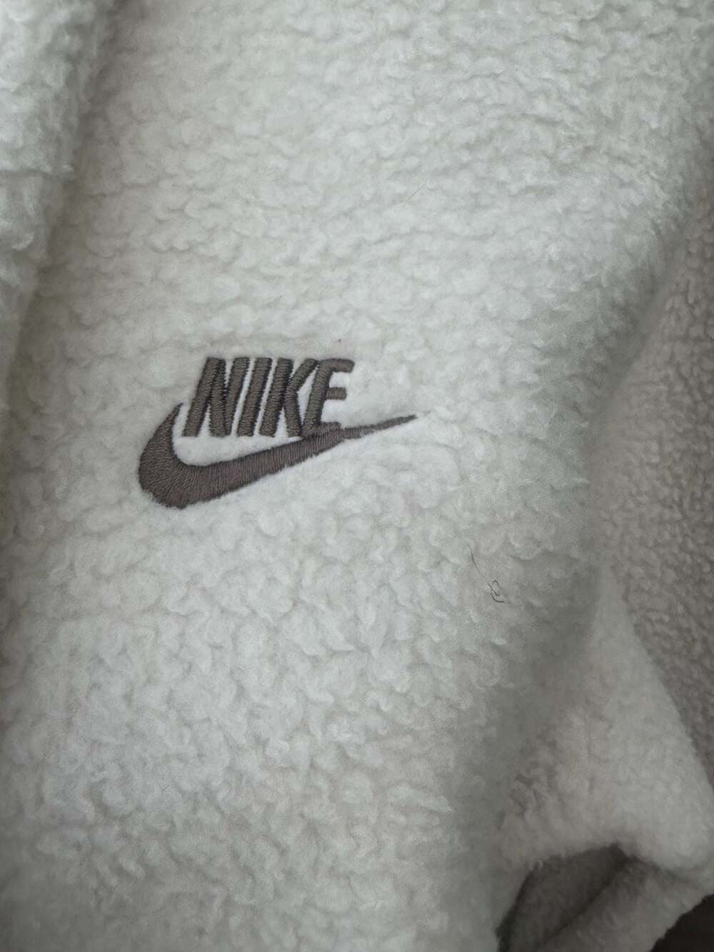 Nike Small Sherpa Fleece Full-Zip Jacket (DD5021-072) - Picture 3 of 4